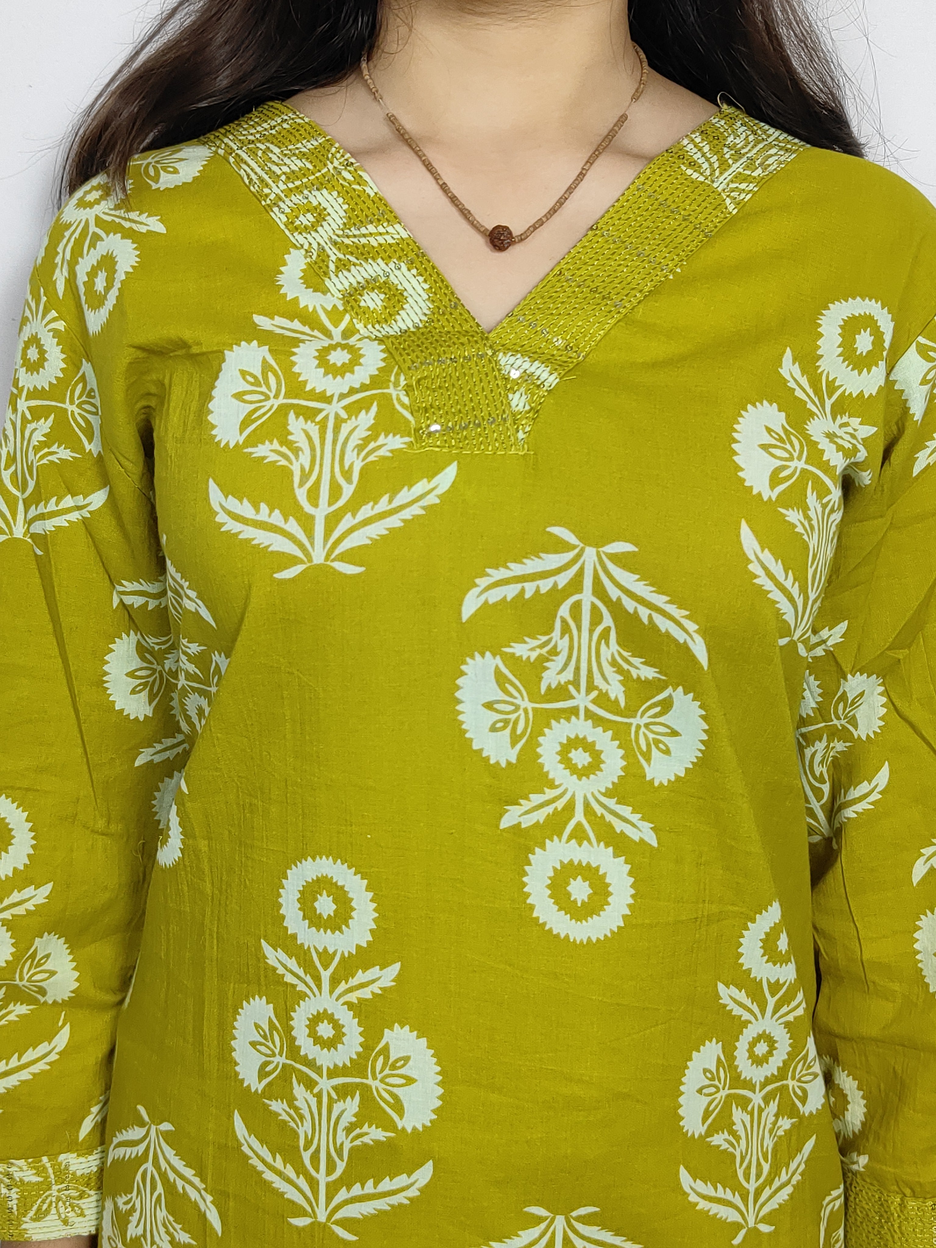 Mustard Yellow 3 piece Kurta Set (Z0114)