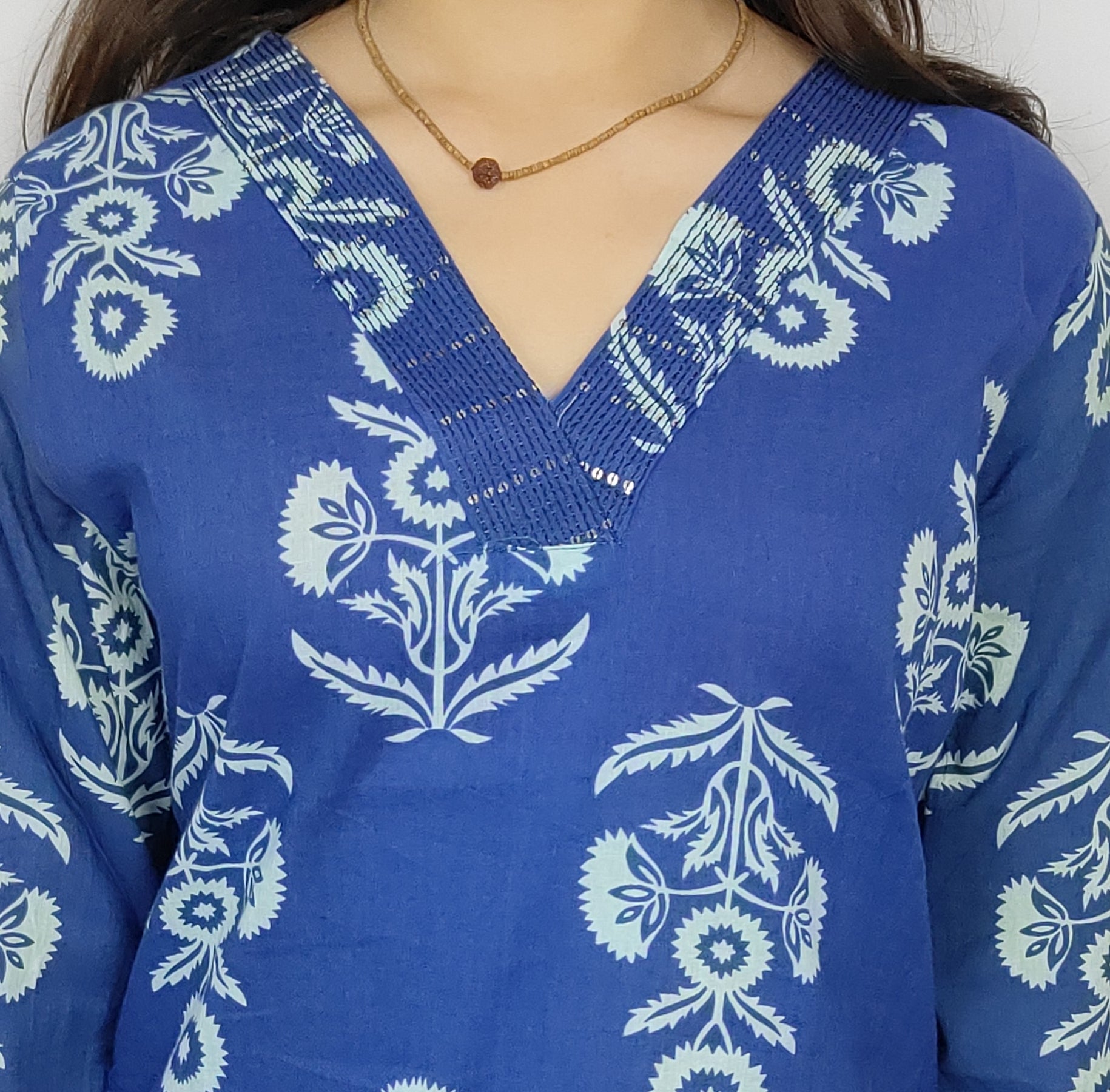 Blue 3 piece Kurta Set (Z0118)