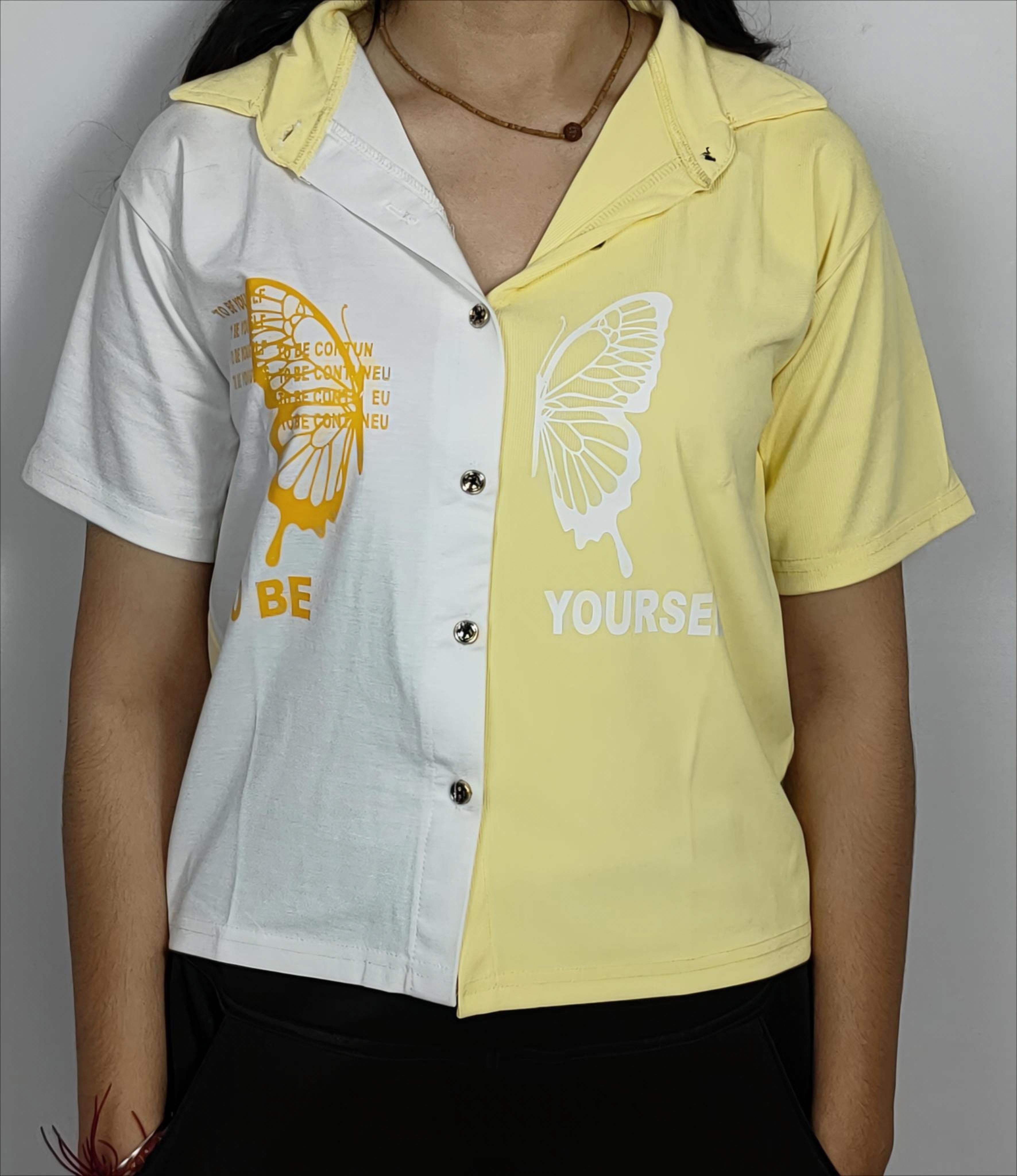Half -and-half Butterfly Shirt Collection (T2)