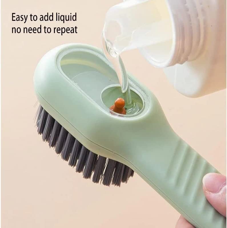 Multifunctional Liquid Shoe Cleaning Brush with Soap Dispenser
