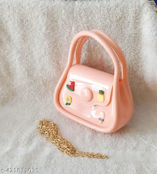 Trendy Mini Purse sling bag With double Handle for Girls Kids Jelly Purse Clutch Crossbody Shoulder Bag Trending Fashion