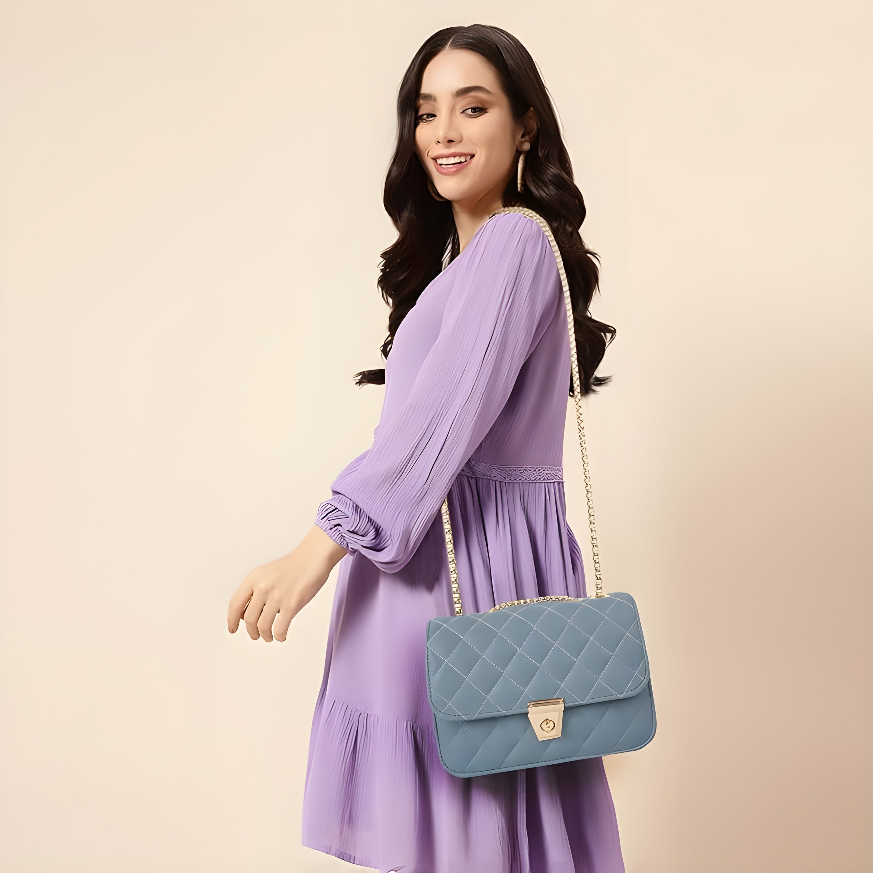 Blue Girls Sling Bag